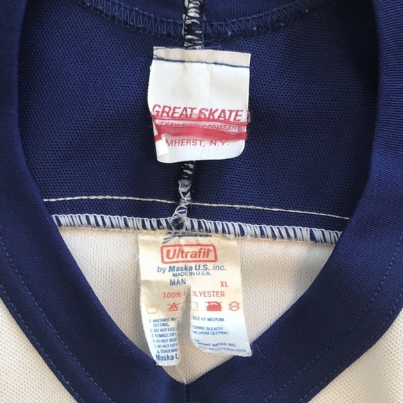 VTG Buffalo Sabres MASKA Hockey Jersey Extra Large - Picture 4 of 8